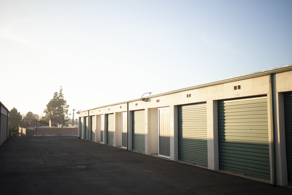 Sun setting at Sentry Self Storage